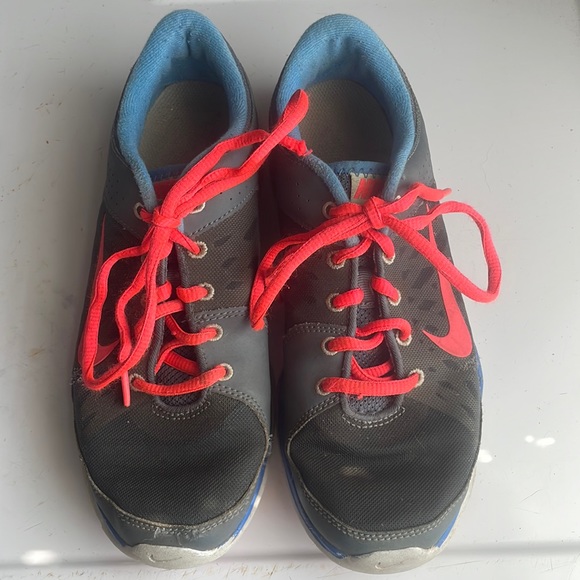 Nike flex trainer 3 armory gray blue running athletic shoes women’s size 7 - Picture 1 of 10